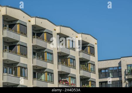 Neubauten, Maximilians Quartier, Helene-Jacobs-Straße, Schmargendorf, Wilmersdorf, Berlin, Deutschland Stockfoto