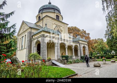 Friedhofskapelle, Alter St.-Matthaeus-Kirchhof, Schöneberg, Berlin, Deutschland Stockfoto