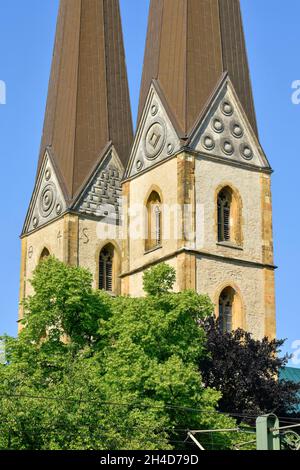 Neustädter Marienkirche, Papenmarkt, Bielefeld, Nordrhein-Westfalen, Deutschland Stockfoto