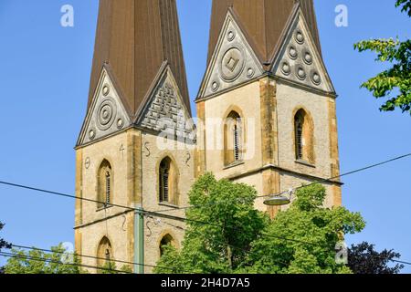 Neustädter Marienkirche, Papenmarkt, Bielefeld, Nordrhein-Westfalen, Deutschland Stockfoto