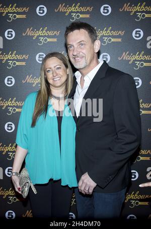 Matthew Wright besucht „Neighbours Turns 30 - A Celebration Evening“ im Café De Paris am Leicester Square, London. Stockfoto