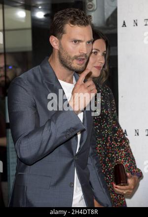 Jamie Dornan und seine Frau Amelia Warner nehmen an der britischen Premiere von ANTHROPOID im BFI Southbank, London, Teil. Dienstag, 30. August 2016. Bildnachweis sollte lauten: Isabel Infantes / EMPICS Entertainment. Stockfoto