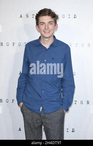 Bill Milner nimmt an der britischen Premiere von ANTHROPOID im BFI Southbank, London, Teil. Dienstag, 30. August 2016. Bildnachweis sollte lauten: Isabel Infantes / EMPICS Entertainment. Stockfoto