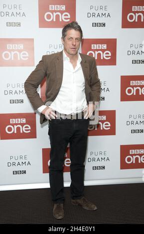 Hugh Grant nahm an der Pressekonferenz zum BBC One's A Very English Skandal bei BAFTA Piccadilly, London, Teil. Bild datiert: Mittwoch, 18. April 2018. Bildnachweis sollte lauten: Isabel Infantes / EMPICS Entertainment. Stockfoto