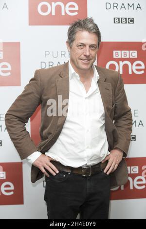 Hugh Grant nahm an der Pressekonferenz zum BBC One's A Very English Skandal bei BAFTA Piccadilly, London, Teil. Bild datiert: Mittwoch, 18. April 2018. Bildnachweis sollte lauten: Isabel Infantes / EMPICS Entertainment. Stockfoto