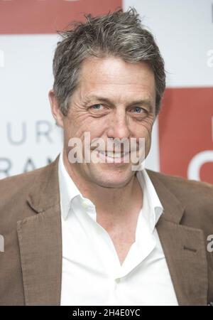 Hugh Grant nahm an der Pressekonferenz zum BBC One's A Very English Skandal bei BAFTA Piccadilly, London, Teil. Bild datiert: Mittwoch, 18. April 2018. Bildnachweis sollte lauten: Isabel Infantes / EMPICS Entertainment. Stockfoto