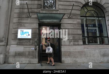 Eine allgemeine Ansicht einer Niederlassung des Gym in der Northumberland Avenue im Zentrum von London. Bild datiert: Dienstag, 10. September 2019. Bildnachweis sollte lauten: Isabel Infantes / EMPICS Entertainment. Stockfoto