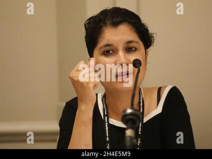 Baroness Shami Chakrabarti spricht während einer Randveranstaltung am dritten Tag der Jahreskonferenz der Labour Party im Brighton Center in Brighton. Bild datiert: Montag, 23. September 2019. Bildnachweis sollte lauten: Isabel Infantes / EMPICS Entertainment. Stockfoto