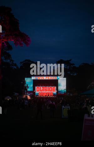 San Francisco, Usa. Oktober 2021. SAN FRANCISCO, KALIFORNIEN - 31. OKTOBER: Atmosphäre während des 2021 Outside Lands Music and Arts Festivals im Golden Gate Park am 31. Oktober 2021 in San Francisco, Kalifornien. Foto von Weston Thomas/imageSPACE/Sipa USA Credit: SIPA USA/Alamy Live News Stockfoto