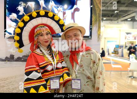 London, Großbritannien. November 2021. WTM - World Travel Market Messe auf der Excel Travel Forward London, vom 1. Bis 3. November: Philippinen Credit: Phil Robinson/Alamy Live News Stockfoto