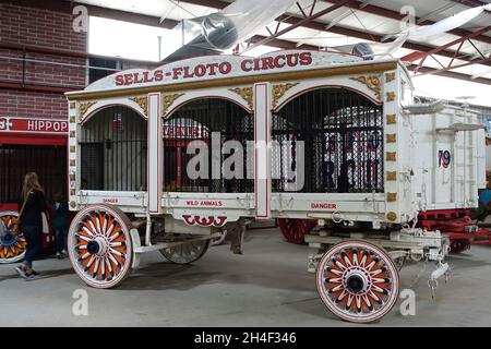 Ringling Brothers Circus, Reparatur- und Wartungsanlage in Baraboo WI Stockfoto