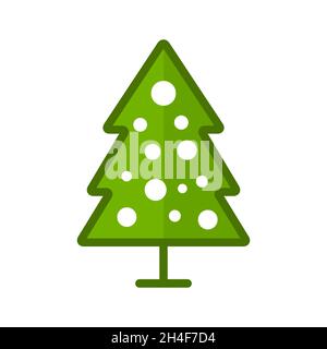 Weihnachtsbaum Symbol isoliert Zeichen Symbol Vektor Illustration Stock Vektor