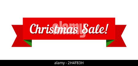 Weihnachten Verkauf Banner Origami-Papier Stock Vektor