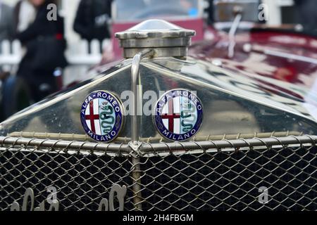 Christopher Mann, Alfa Romeo RL Targa Florio, 1923, SF Edge Trophy, eine Rassengruppe für Edwardian Specials vor 1923, Goodwood 78. Mitgliederversammlung, G Stockfoto