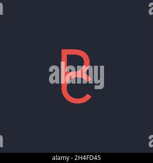 Professionelles, innovatives erstes BC-Logo und BC-Logo. Buchstabe BC Minimal Elegantes Monogramm. Premium Business Artistic Alphabet Symbol und Zeichen Stock Vektor