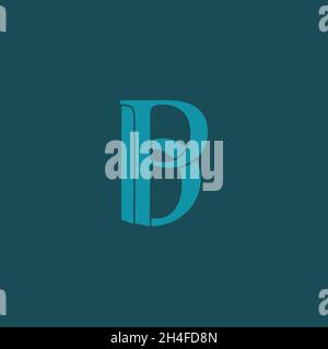 Professionelles innovatives anfängliches BP-Logo und BP-Logo. Buchstabe BP Minimal Elegantes Monogramm. Premium Business Artistic Alphabet Symbol und Zeichen Stock Vektor