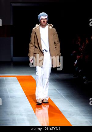 MSGM HERBST/WINTER 2017 KOLLEKTION. Mailand, 18. januar 2017 Stockfoto