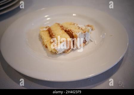 Essen und Desserts von Geburtstagsfeiern und Hochzeiten verschiedener Aktivitäten Stockfoto