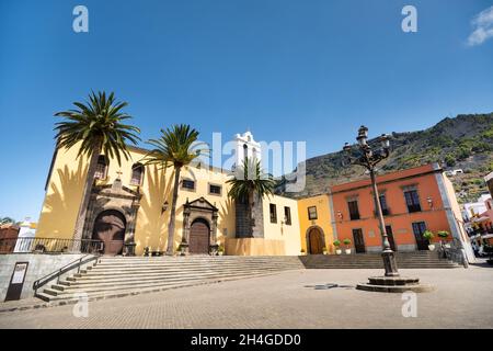 Kirche in der Altstadt von Garachico auf der Insel Teneriffa.Kanarische Inseln.Spanien. Stockfoto