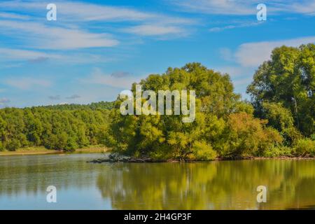 Schöne Aussicht auf Staunton River State Park in Halifax County, Virginia Stockfoto