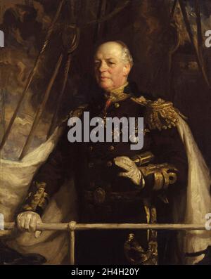 Charles William de la Poer Beresford, 1. Baron Beresford, GCB, GCVO, FRSGS (11846 – 1919), ernannte Lord Charles Beresford zwischen 1859 und 1916 zum britischen Admiral und Mitglied des Parlaments. Stockfoto