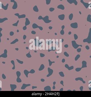 Nahtloser abstrakter Non-Print, der an ein fremdartig gefärbtes Oberflächenmuster für Tierhaut erinnert. Stockfoto