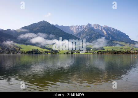 Walchsee, Zahmer Kaiser, Kaiserwinkl, Kaisergebirge, Tirol, Österreich Stockfoto