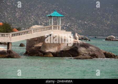 Küste in der Nähe von Cana, Ninh Thuan, Vietnam Stockfoto