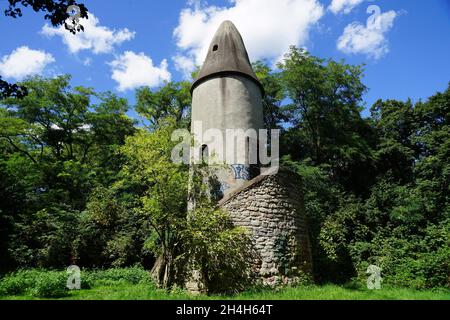 Berger Warte, höchster Punkt in Frankfurt, alte Landwehr, Grüngürtel, Frankfurt, Hessen, Deutschland Stockfoto