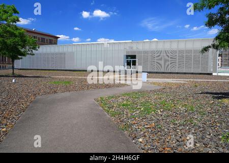 Dokumentationszentrum Topographie des Terrors, ehemaliger Standort des Hauptamtes für Gestapo, SS und Reichssicherheit, Berlin, Deutschland Stockfoto