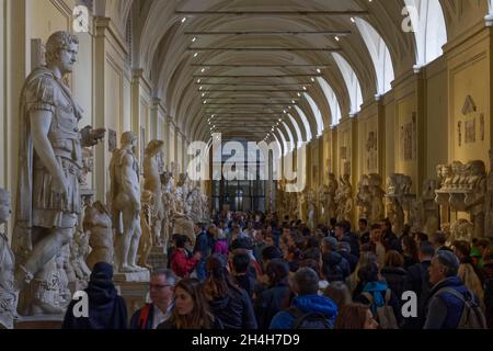 Vatikanmuseum, Vatikan, Rom, Italien Stockfoto