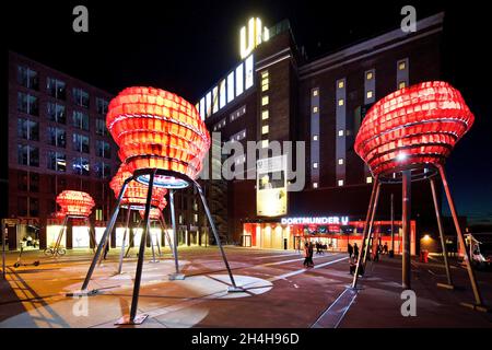 Dortmunder U, Zentrum für Kunst und Kreativität, Dortmund, Ruhrgebiet, Nordrhein-Westfalen, Deutschland Stockfoto