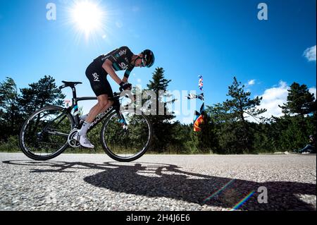 Juli 2016. Tour De France Etappe 12 von Montpellier zum Mont Ventoux Stockfoto