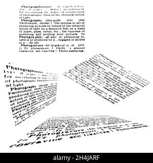 Beispiel für englischen Text für Scrapbooking oder Stempel Stock Vektor