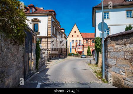 FORCHHEIM, DEUTSCHLAND - CA. AUGUST 2021: Das Pfalzmuseum von Forchheim, Bayern, Deutschland Stockfoto