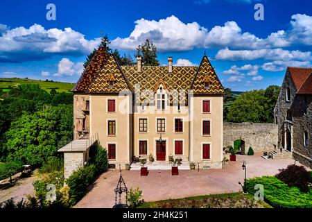 Frankreich, Saone et Loire, Schloss Chateau de Couches Stockfoto