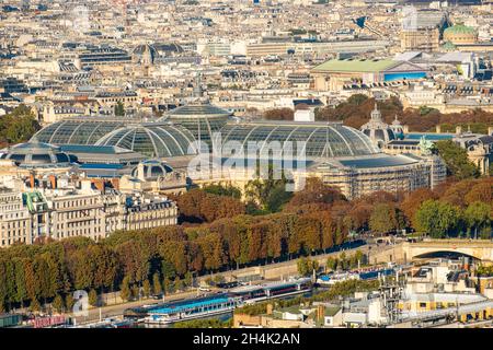 Frankreich, Paris, von der UNESCO zum Weltkulturerbe ernanntes Gebiet, der Grand Palais Stockfoto