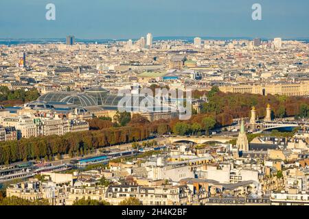 Frankreich, Paris, von der UNESCO zum Weltkulturerbe ernanntes Gebiet, der Grand Palais Stockfoto