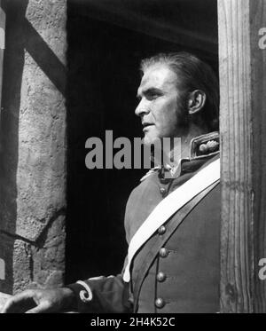 STANLEY BAKER als Lieutenant John Chard Royal Engineers in ZULU 1964 Regisseur CY ENDFIELD Music John Barry Diamond Films / Paramount British Pictures Stockfoto