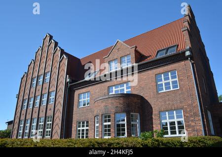 Rathaus Barth - Sitz der Stadtverwaltung und offizieller Sitz des Barth-Amtes, Fischland-Darß-Zingst - Boddenlandschaft, Ostsee, Mecklen Stockfoto