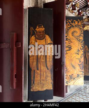 Thian Hock Keng Chinesischer Tempel in der Telok Ayer Street in Chinatown, Singapur. Stockfoto