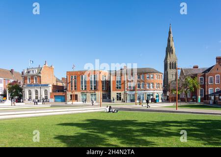 Jubilee Square, City Centre, City of Leicester, Leicestershire, England, Vereinigtes Königreich Stockfoto