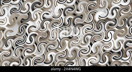 Geometrisches Muster Luxus grau Hintergrund mit Kreis überlappend und Marmor-Textur Stock Vektor