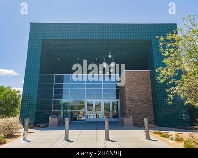 Henderson, MAI 17 2021 - Außenansicht des Heritage Park Aquatic Complex Stockfoto