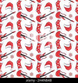 Set mit dekorativen weihnachtselementen auf transparentem Hintergrund Stock Vektor