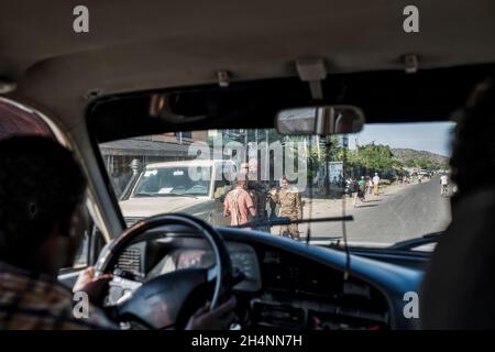 Krieg in Äthiopien, Vertriebene, Abiy Ahmed Stockfoto