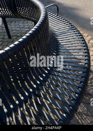 Mein Heimatdorf Radley hat das Glück, einen Hauptbahnhof zu haben, der es mit London, Oxford und den Midlands verbindet. Dieses Bild zeigt ein abstraktes p Stockfoto