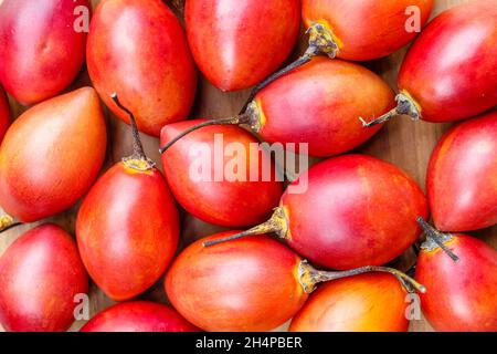 Frisches Tamarillo-Obst. Bali, Indonesien. Stockfoto