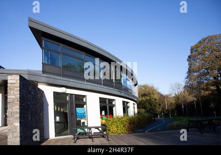 Carrickmoquer Public Library Stockfoto