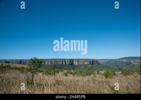 Paysage de falaises en Afrique du Sud Stockfoto